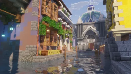 Screenshot of Venice from the CatLord server